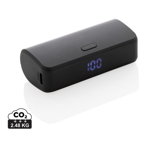 Powerbank FlashCharge RCS rplastic 5000 mAh carga rápida negro | sin montaje de publicidad | no disponible | no disponible