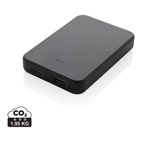 Powerbank Boostcore RCS plástico reciclado 5.000 mAh USB C negro | sin montaje de publicidad | no disponible | no disponible