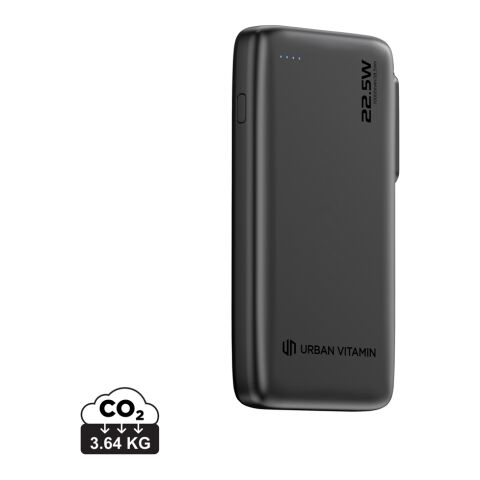 Batería externa Urban Vitamin Emeryville 20W y 10.000 mAh negro | sin montaje de publicidad | no disponible | no disponible