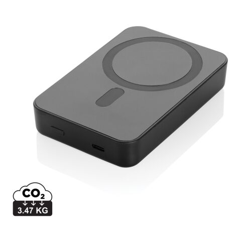 Batería magnética plástico reciclado Amporia RCS 10.000 mAh negro | sin montaje de publicidad | no disponible | no disponible