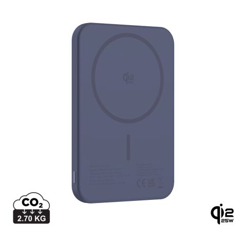 Powerbank magnética Urban Vitamin Pomona 5000 mAh Qi2.2 25W azul | sin montaje de publicidad | no disponible | no disponible