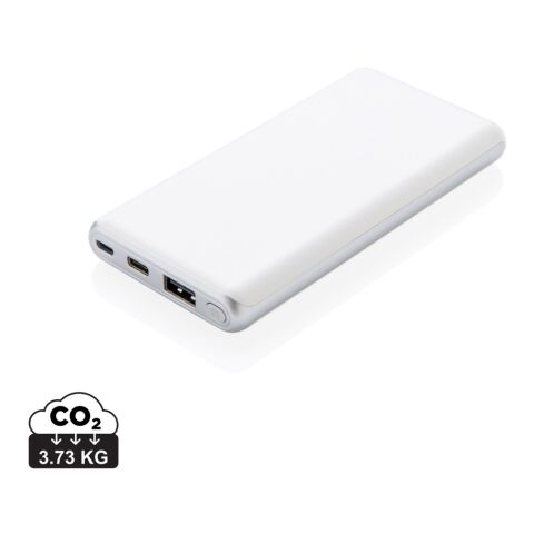 Powerbank ultra rápido 10.000 mAh con PD blanco | sin montaje de publicidad | no disponible | no disponible