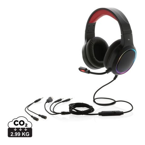 Auriculares gaming RGB negro | sin montaje de publicidad | no disponible | no disponible