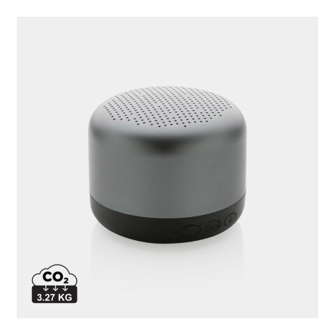 Altavoz inalámbrico Terra RCS de aluminio reciclado de 5W gris | sin montaje de publicidad | no disponible | no disponible