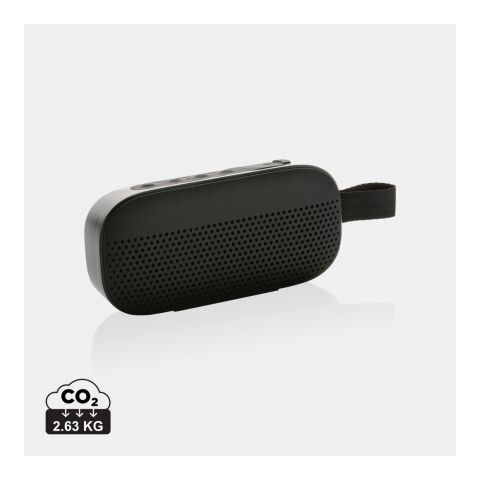 Altavoz Soundbox 5W de plástico reciclado RCS negro | sin montaje de publicidad | no disponible | no disponible