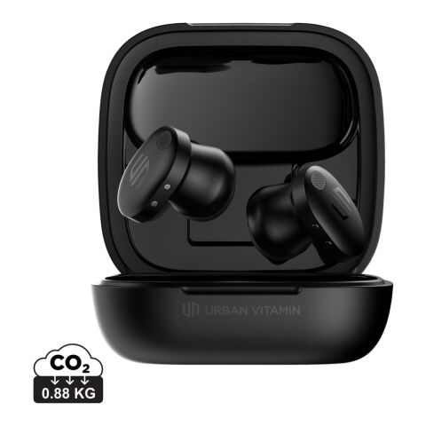 Auriculares inalámbricos Lakewood reciclados RCS negro | sin montaje de publicidad | no disponible | no disponible