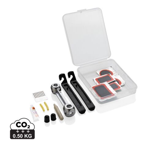 Kit de reparación de bicicletas compacto