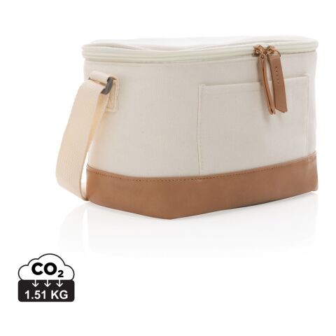 Nevera para 6 latas Impact AWARE™ 16 oz. rcanvas blanco | sin montaje de publicidad | no disponible | no disponible