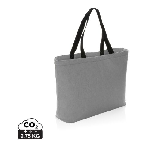 Nevera grande de lona Impact Aware™ de 285 g/m² sin teñir gris | sin montaje de publicidad | no disponible | no disponible