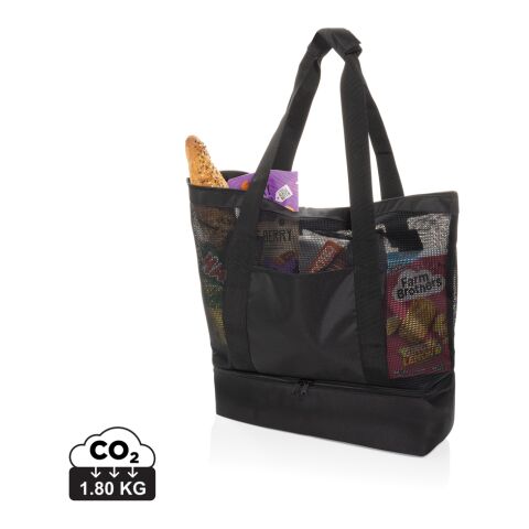 Nevera 2 en 1 RPET Iqlo Aware™ negro | sin montaje de publicidad | no disponible | no disponible | no disponible