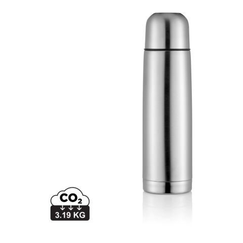 Termo de acero inoxidable plata | sin montaje de publicidad | no disponible | no disponible