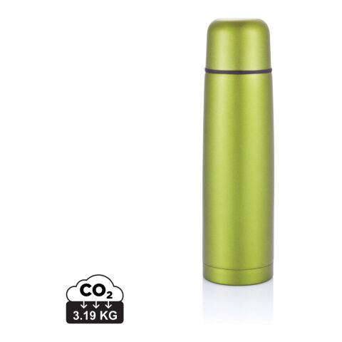 Termo de acero inoxidable verde | sin montaje de publicidad | no disponible | no disponible