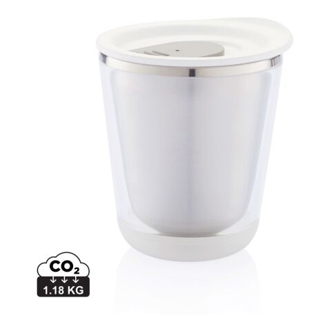 Dia taza de viaje blanco-gris | sin montaje de publicidad | no disponible | no disponible | no disponible