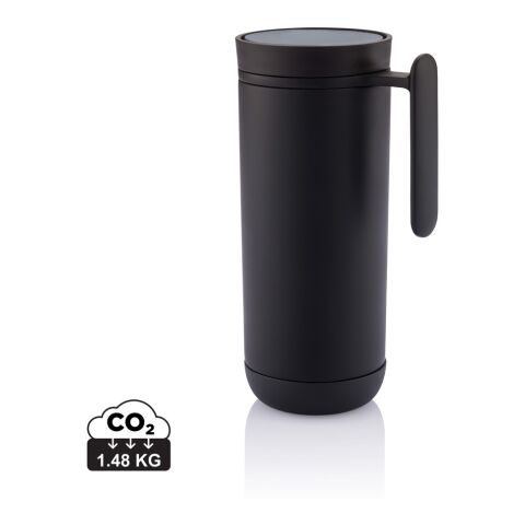 Taza anti goteo Clik negro-gris | sin montaje de publicidad | no disponible | no disponible | no disponible