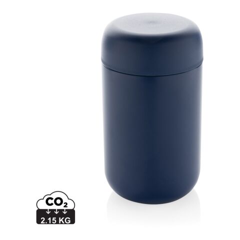 Vaso de acero inoxidable reciclado certificado Brew RCS azul | sin montaje de publicidad | no disponible | no disponible