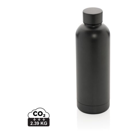 Botella Impact al vacío de doble pared de acero inoxidable gris