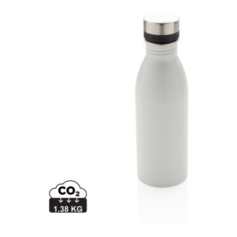 Botella de acero inoxidable Deluxe gris | sin montaje de publicidad | no disponible | no disponible | no disponible