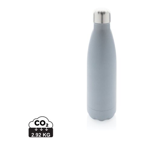 Botella reflectante con aislamiento al vacío gris | sin montaje de publicidad | no disponible | no disponible