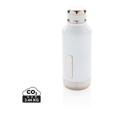 Botella al vacío antigoteo con placa para logo