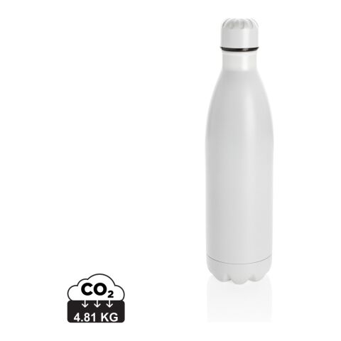 Botella de acero inoxidable al vacío 750ml blanco | sin montaje de publicidad | no disponible | no disponible