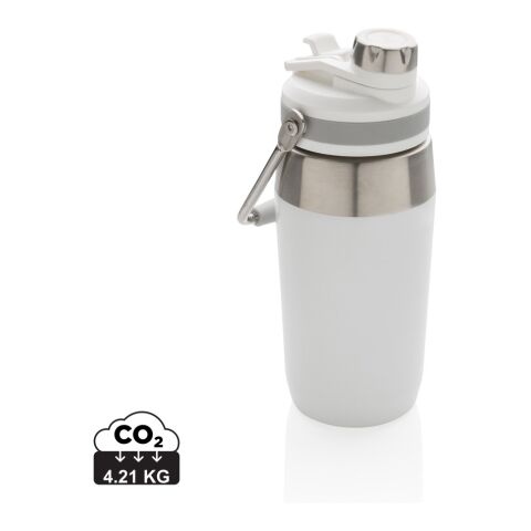 Botella al vacío de acero inoxidable con tapa doble función