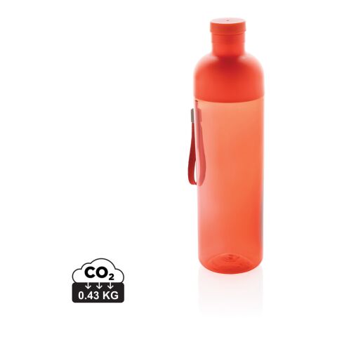Botella de agua antigoteo PET reciclado Impact RCS 600 ml rojo | sin montaje de publicidad | no disponible | no disponible