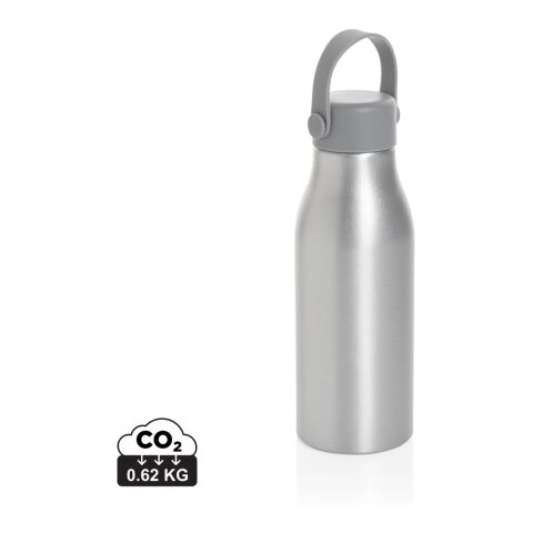 Botella de aluminio reciclado 680m Pluto RCS plata | sin montaje de publicidad | no disponible | no disponible