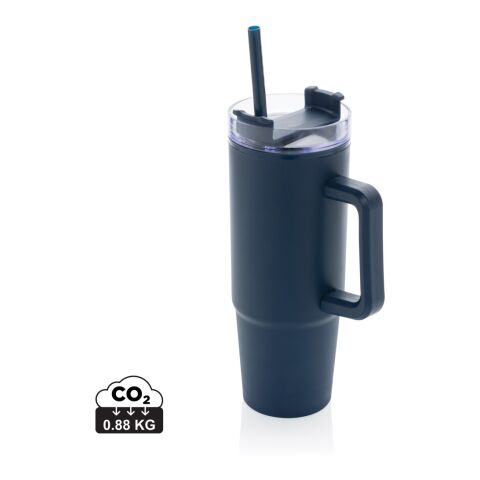 Vaso Tana RCS plástico reciclado con asa 900ML azul marino | sin montaje de publicidad | no disponible | no disponible