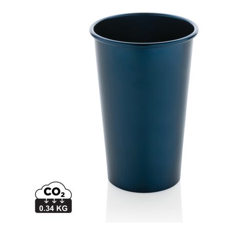Vaso ligero Alo RCS aluminio reciclado 450 ml azul marino | sin montaje de publicidad | no disponible | no disponible