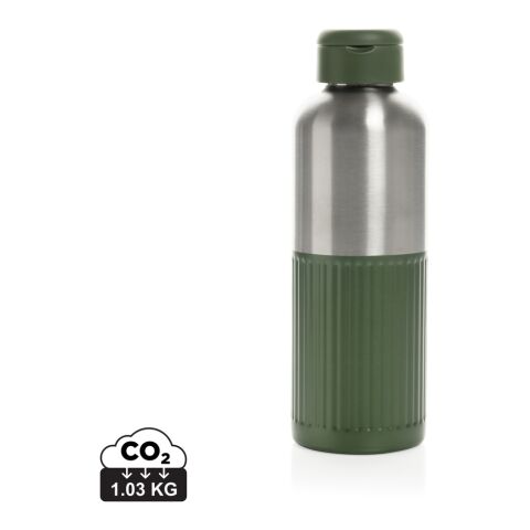Botella de agua antigoteo Ripple RCS R-steel con asa 750 ml verde | sin montaje de publicidad | no disponible | no disponible