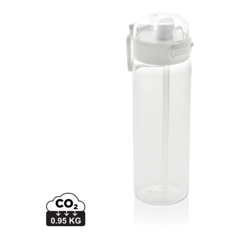 Botella deportiva antigoteo SipnLock RCS RPET 800 ml blanco | sin montaje de publicidad | no disponible | no disponible