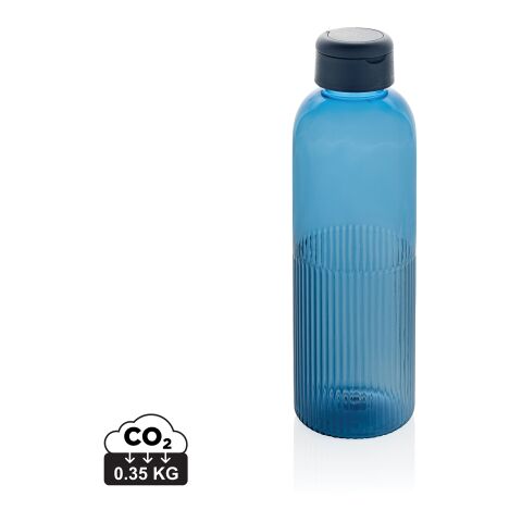 Botella de agua antigoteo Ripple RCS RPET con asa 75 ml azul | sin montaje de publicidad | no disponible | no disponible