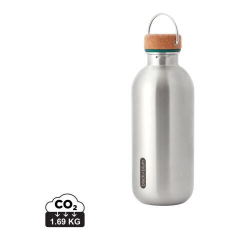 Botella de agua de acero Black+Blum 600ml turquesa | sin montaje de publicidad | no disponible | no disponible