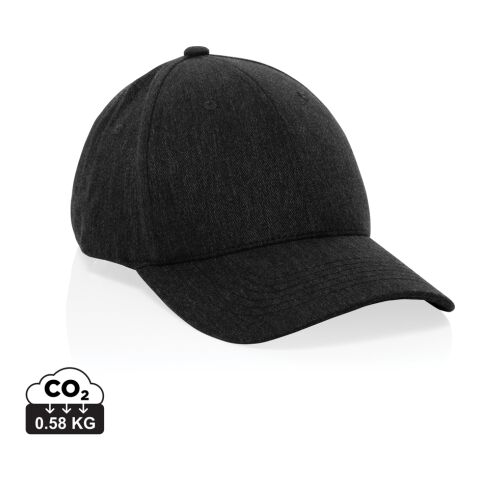 Gorra 6 paneles tejido jaspeado reciclado Milo AWARE™200 gr