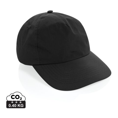 Gorra de béisbol KENTO URBAN RCS 5 paneles nailon reciclado negro | sin montaje de publicidad | no disponible | no disponible | no disponible