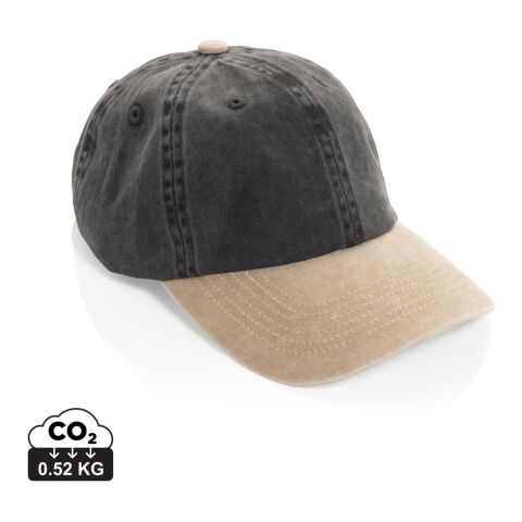 Gorra algodón bicolor 270 g/m² con 6 paneles BEAU AWARE™