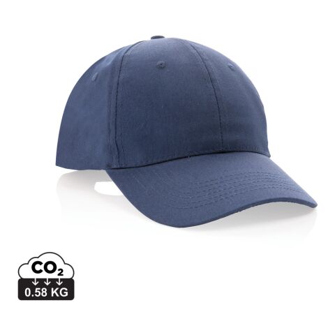 Gorra Impact de algodón reciclado con trazador AWARE™ azul marino | sin montaje de publicidad | no disponible | no disponible | no disponible | no disponible