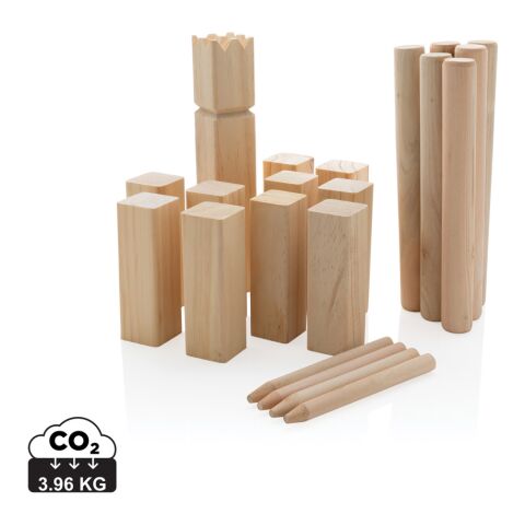 Juego kubb de madera marrón | sin montaje de publicidad | no disponible | no disponible