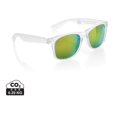Gafas de sol con lentes de espejo de PC reciclado Gleam RCS