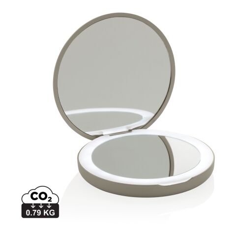 Espejo recargable con LED de plástico reciclado Lumora RCS