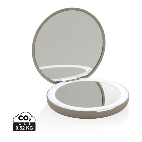 Espejo recargable con LED de plástico reciclado Lumora RCS