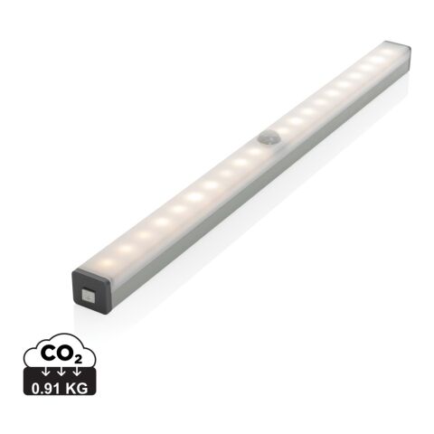 Luz LED grande con sensor de movimiento recargable por USB plata | sin montaje de publicidad | no disponible | no disponible