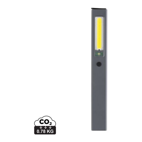 Luz de inspección recargable por USB de plástico Gear X RCS gris | sin montaje de publicidad | no disponible | no disponible