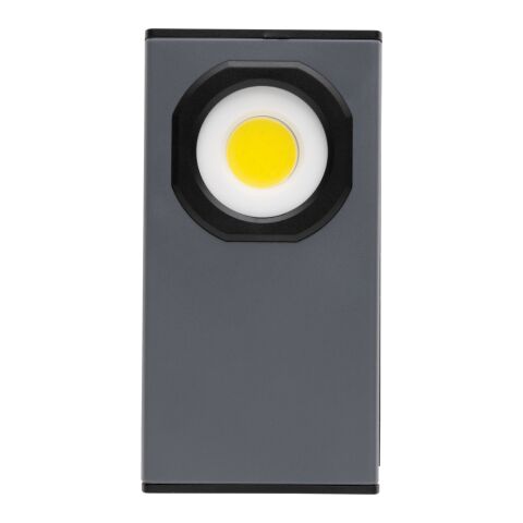 Luz de trabajo de bolsillo USB de plástico reciclado Gear X gris-negro | sin montaje de publicidad | no disponible | no disponible