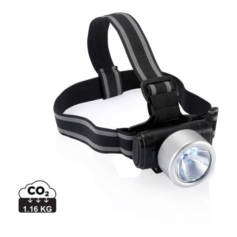 Linterna de cabeza Everest plata-negro | no disponible | no disponible | no disponible