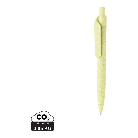 Bolígrafo de paja de trigo verde | sin montaje de publicidad | no disponible | no disponible