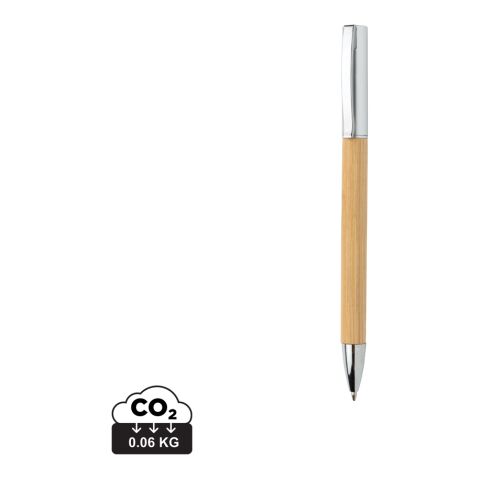 Bolígrafo moderno de bambú marron | sin montaje de publicidad | no disponible | no disponible