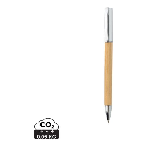 Bolígrafo moderno de bambú marron | sin montaje de publicidad | no disponible | no disponible