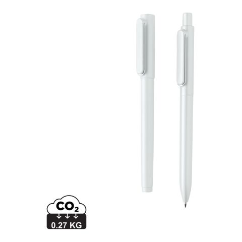 Juego de bolígrafos X6 blanco | sin montaje de publicidad | no disponible | no disponible