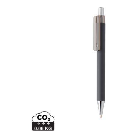 Bolígrafo suave X8 gris | sin montaje de publicidad | no disponible | no disponible